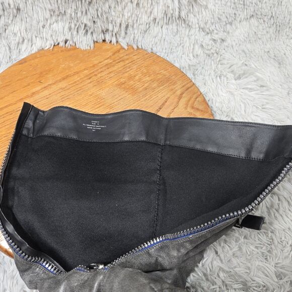 Madden Girl Chasity Women Size 11 Retro Chic Knee High Buckle Strap Heeled Boots - Picture 7 of 10